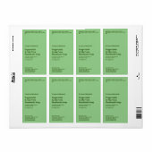 Modern Green Soap Packaging Label (Vorne)