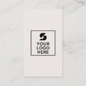 Modern Green Social Media Manager Foto-Logo Visitenkarte (Rückseite)