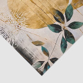 Modern Green und Gold Seidenpapier (Ausschnitt)