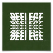 Modern Green Wall Art with Rotating Text - soccer  Fotodruck (Vorne)