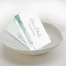 Modern Green Watercolor Script klein