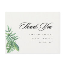 Modern Greenery Eucalyptus Vielen Dank