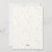 Modern Greenery Gold Arch Frohe Weihnachten 1 Foto (Rückseite)