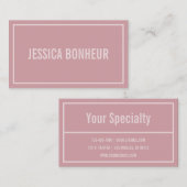 Modern grenzt Ihren Namen oder den Firmennamen an  Visitenkarte (Vorne/Hinten)