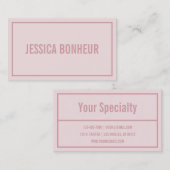 Modern grenzt Ihren Namen oder den Firmennamen an  Visitenkarte (Vorne/Hinten)