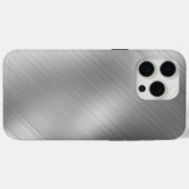 Modern Grey Texture Template Case-Mate iPhone Hülle (Rückseite (Horizontal))