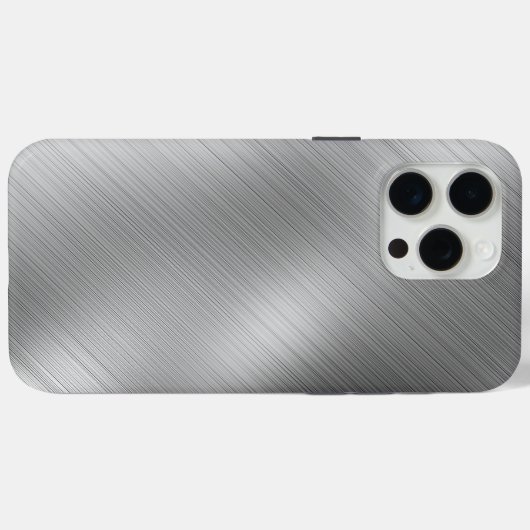 Modern Grey Texture Template Case-Mate iPhone Hülle (Rückseite (Horizontal))