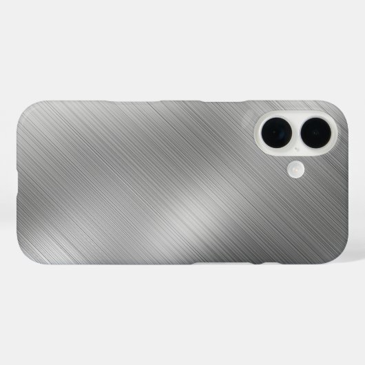 Modern Grey Texture Template Case-Mate iPhone Hülle (Rückseite (Horizontal))