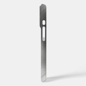 Modern Grey Texture Template Case-Mate iPhone Hülle (Rückseite / Links)