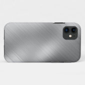 Modern Grey Texture Template Case-Mate iPhone Hülle (Rückseite (Horizontal))