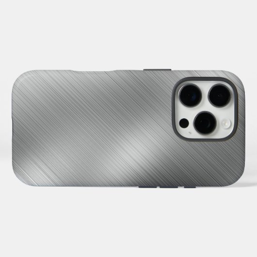 Modern Grey Texture Template Case-Mate iPhone Hülle (Rückseite (Horizontal))