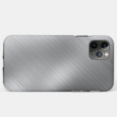 Modern Grey Texture Template Case-Mate iPhone Hülle (Rückseite (Horizontal))
