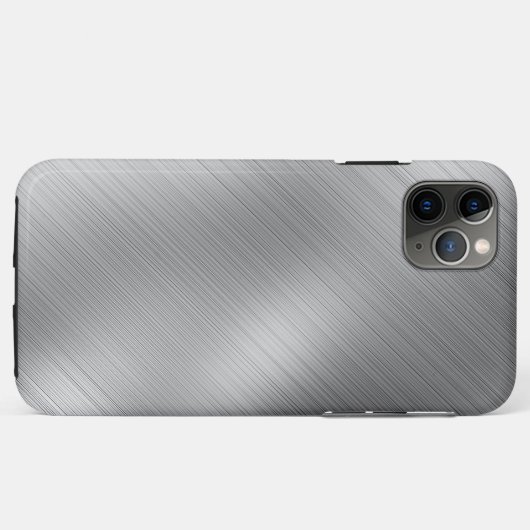 Modern Grey Texture Template Case-Mate iPhone Hülle (Rückseite (Horizontal))