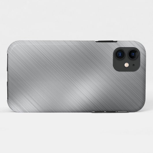 Modern Grey Texture Template Case-Mate iPhone Hülle (Rückseite (Horizontal))