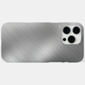 Modern Grey Texture Template Case-Mate iPhone Hülle (Rückseite (Horizontal))