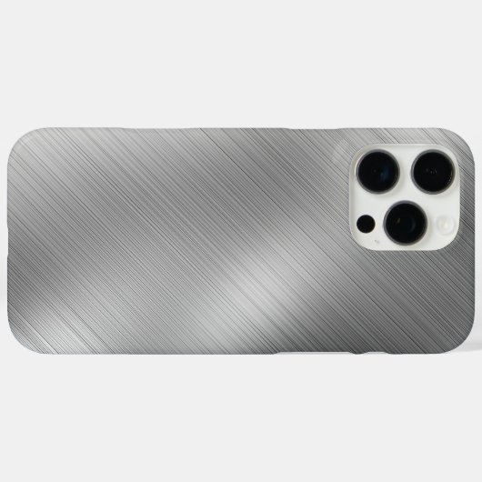 Modern Grey Texture Template Case-Mate iPhone Hülle (Rückseite (Horizontal))