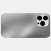 Modern Grey Texture Template Case-Mate iPhone Hülle (Rückseite (Horizontal))