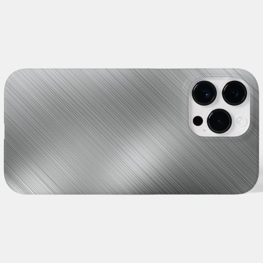Modern Grey Texture Template Case-Mate iPhone Hülle (Rückseite (Horizontal))