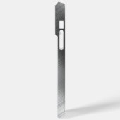 Modern Grey Texture Template Case-Mate iPhone Hülle (Rückseite / Links)