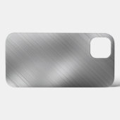 Modern Grey Texture Template Case-Mate iPhone Hülle (Rückseite (Horizontal))