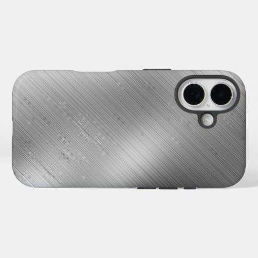Modern Grey Texture Template Case-Mate iPhone Hülle (Rückseite (Horizontal))