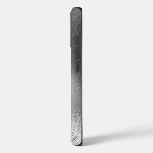 Modern Grey Texture Template Case-Mate iPhone Hülle (Rückseite / Links)