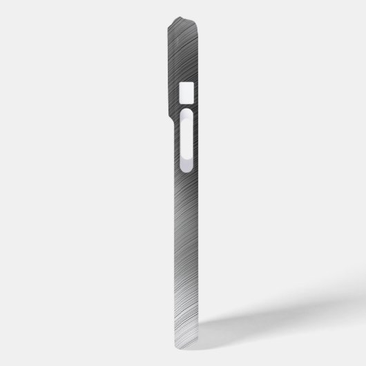 Modern Grey Texture Template Case-Mate iPhone Hülle (Rückseite / Links)