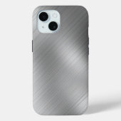 Modern Grey Texture Template Case-Mate iPhone Hülle (Rückseite)