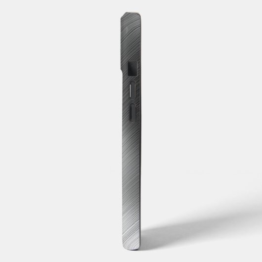 Modern Grey Texture Template Case-Mate iPhone Hülle (Rückseite / Links)