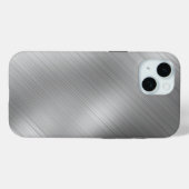 Modern Grey Texture Template Case-Mate iPhone Hülle (Rückseite (Horizontal))