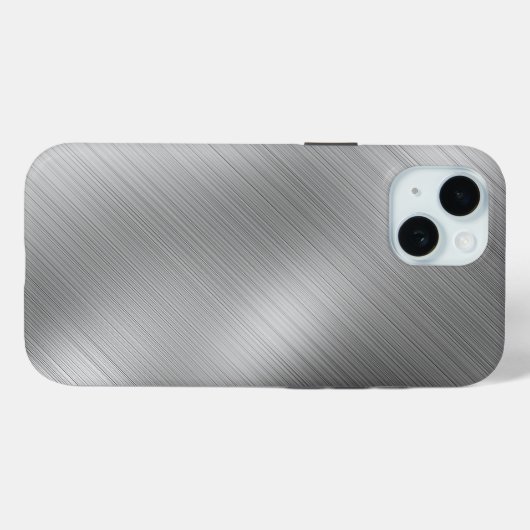 Modern Grey Texture Template Case-Mate iPhone Hülle (Rückseite (Horizontal))
