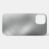 Modern Grey Texture Template Case-Mate iPhone Hülle (Rückseite (Horizontal))