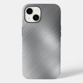 Modern Grey Texture Template Case-Mate iPhone Hülle (Rückseite)