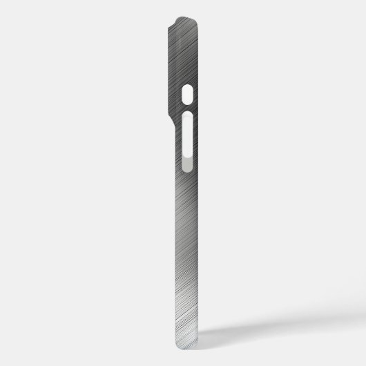 Modern Grey Texture Template Case-Mate iPhone Hülle (Rückseite / Links)