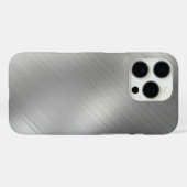 Modern Grey Texture Template Case-Mate iPhone Hülle (Rückseite (Horizontal))