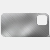 Modern Grey Texture Template Case-Mate iPhone Hülle (Rückseite (Horizontal))