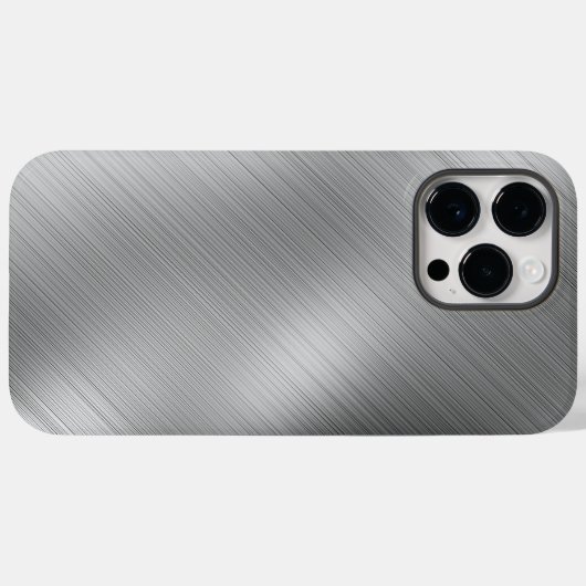 Modern Grey Texture Template Case-Mate iPhone Hülle (Rückseite (Horizontal))