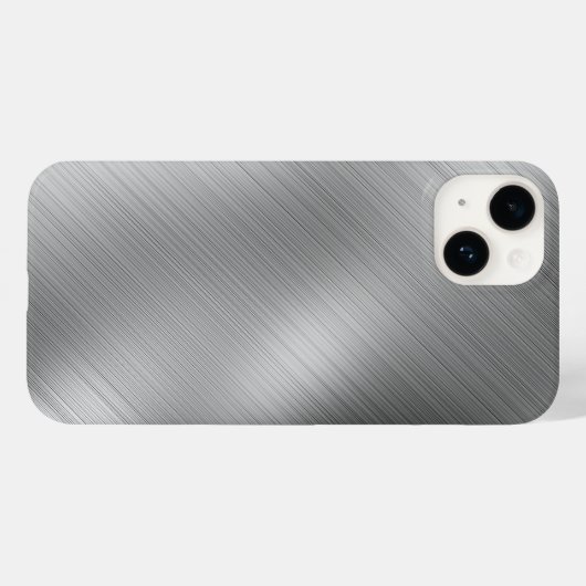 Modern Grey Texture Template Case-Mate iPhone Hülle (Rückseite (Horizontal))