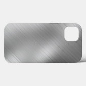 Modern Grey Texture Template Case-Mate iPhone Hülle (Rückseite (Horizontal))