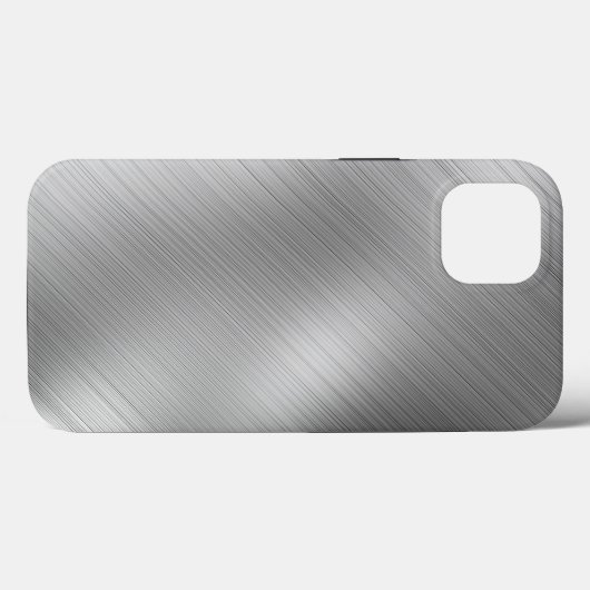Modern Grey Texture Template Case-Mate iPhone Hülle (Rückseite (Horizontal))