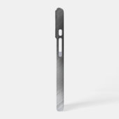 Modern Grey Texture Template iPhone 16 Hülle (Linke Seite)