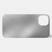 Modern Grey Texture Template iPhone Hülle (Rückseite (Horizontal))