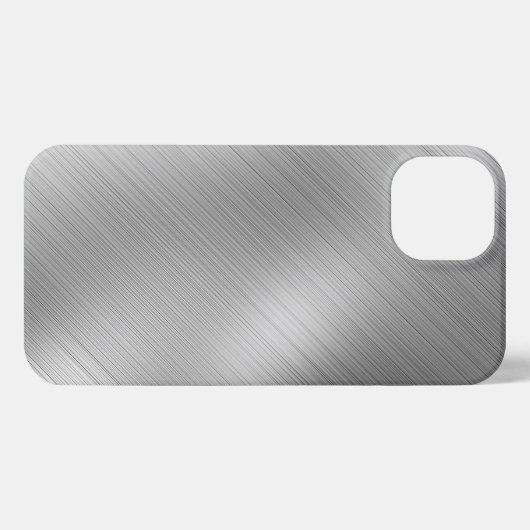 Modern Grey Texture Template iPhone Hülle (Rückseite (Horizontal))