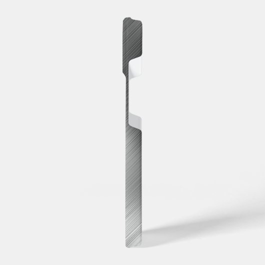 Modern Grey Texture Template iPhone Hülle (Linke Seite)