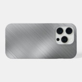 Modern Grey Texture Template iPhone Hülle (Rückseite (Horizontal))