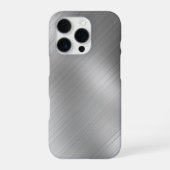 Modern Grey Texture Template iPhone Hülle (Rückseite)