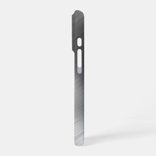 Modern Grey Texture Template iPhone Hülle (Linke Seite)