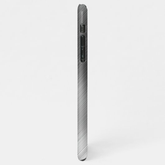 Modern Grey Texture Template iPhone Hülle (Linke Seite)