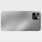 Modern Grey Texture Template iPhone Hülle (Rückseite (Horizontal))