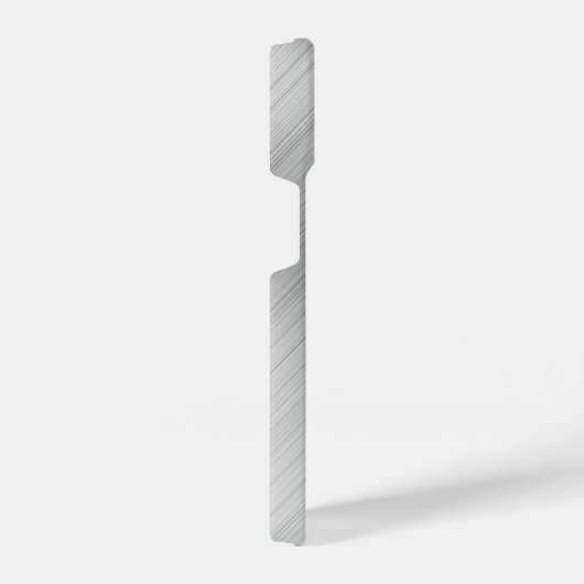 Modern Grey Texture Template iPhone Hülle (Rechte Seite)